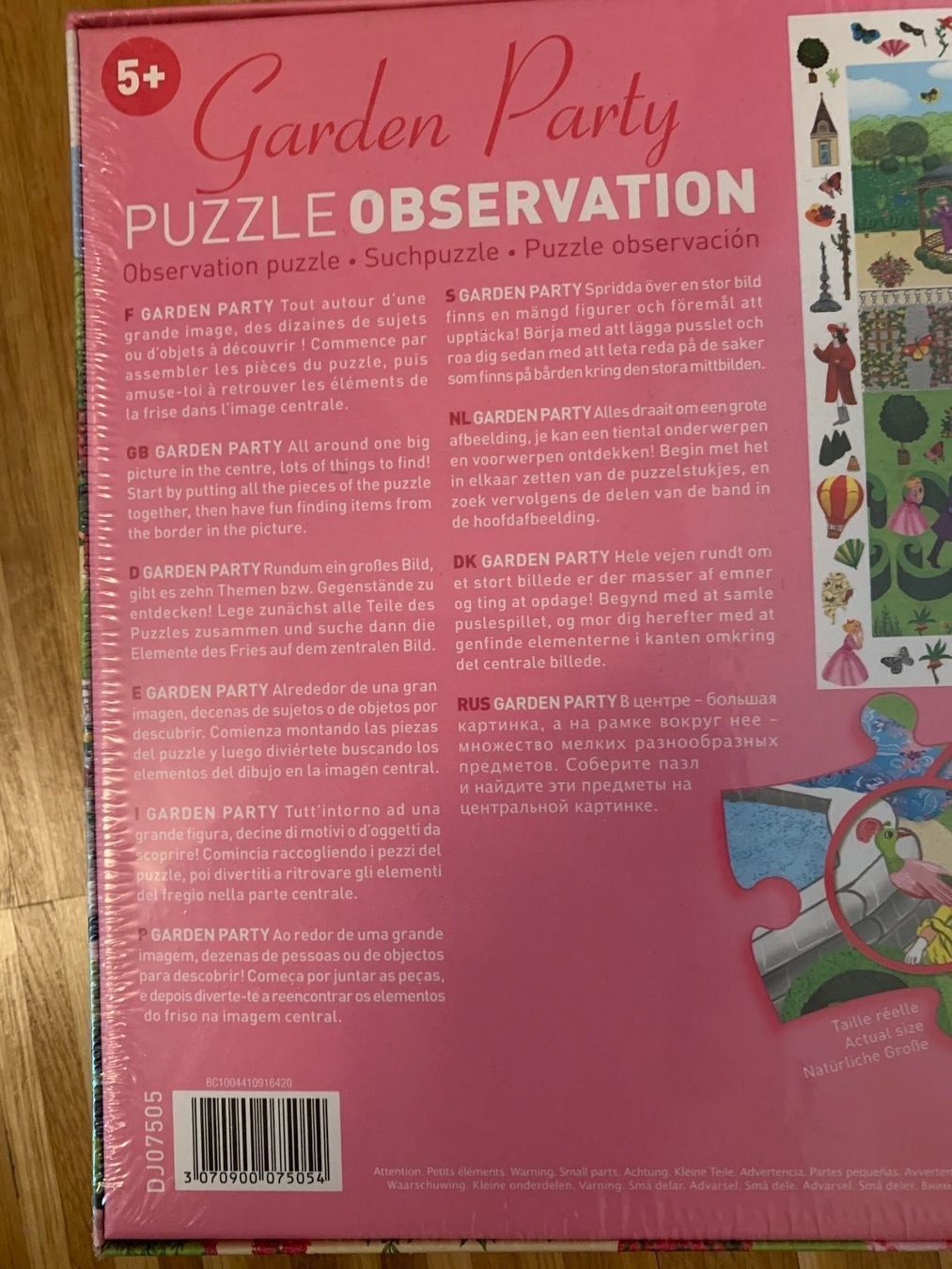 Djeco Puzzle: Djeco- Observation Puzzle 100-Fabrikneu – Nuovo e nell'imballaggio originale da Zürich venduto da Gross9 1