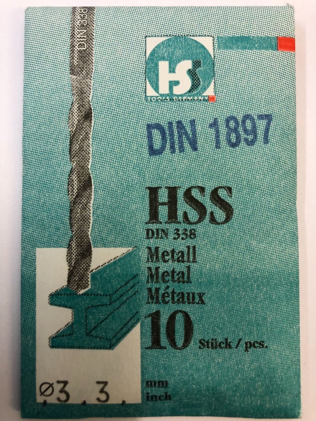 Tous les outils: Blindnietenbohrer HSS DIN 1897 3,3 mm – Neuf avec emballage d'origine à Wagen par Aloeveragold