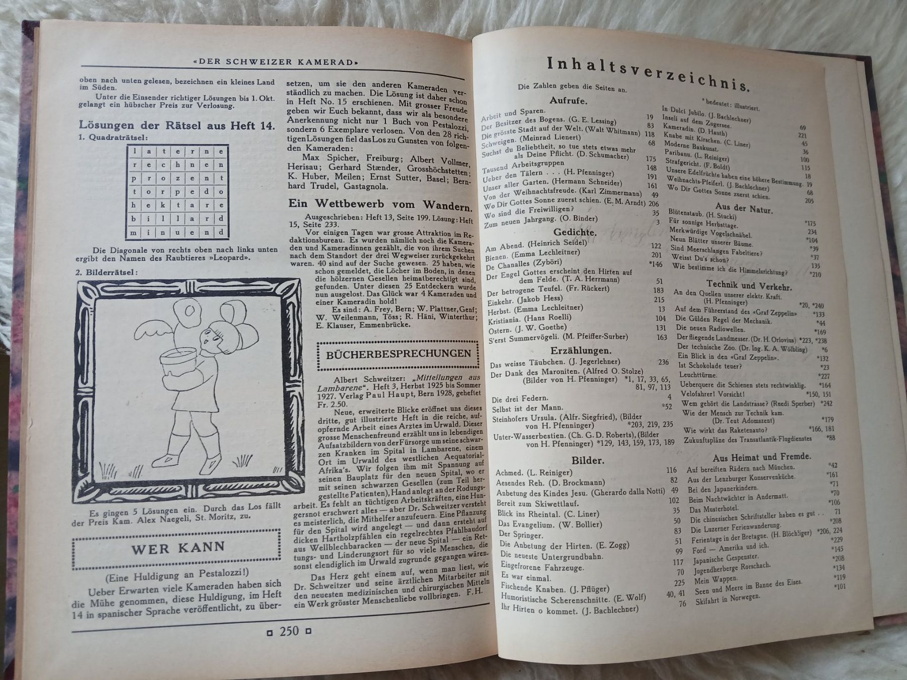 Riviste & Magazine: Schweizer Kamerad 1928, Jugend-Zeitschrift, antik – Usato da Hittnau venduto da Agi010 4