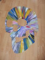 Damien Hirst Spin Painting Skull (Spin Painting)