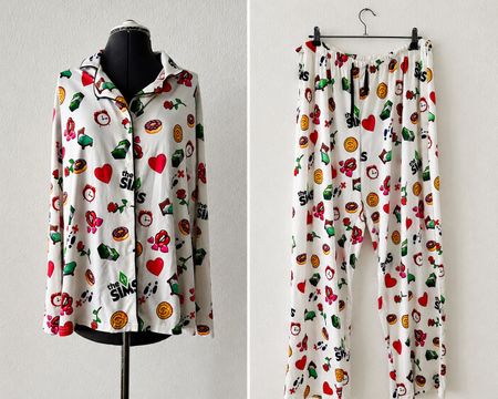 The Sims Pyjama-Set Gr. L 42–44 ❤️🎮 Primark wie neu