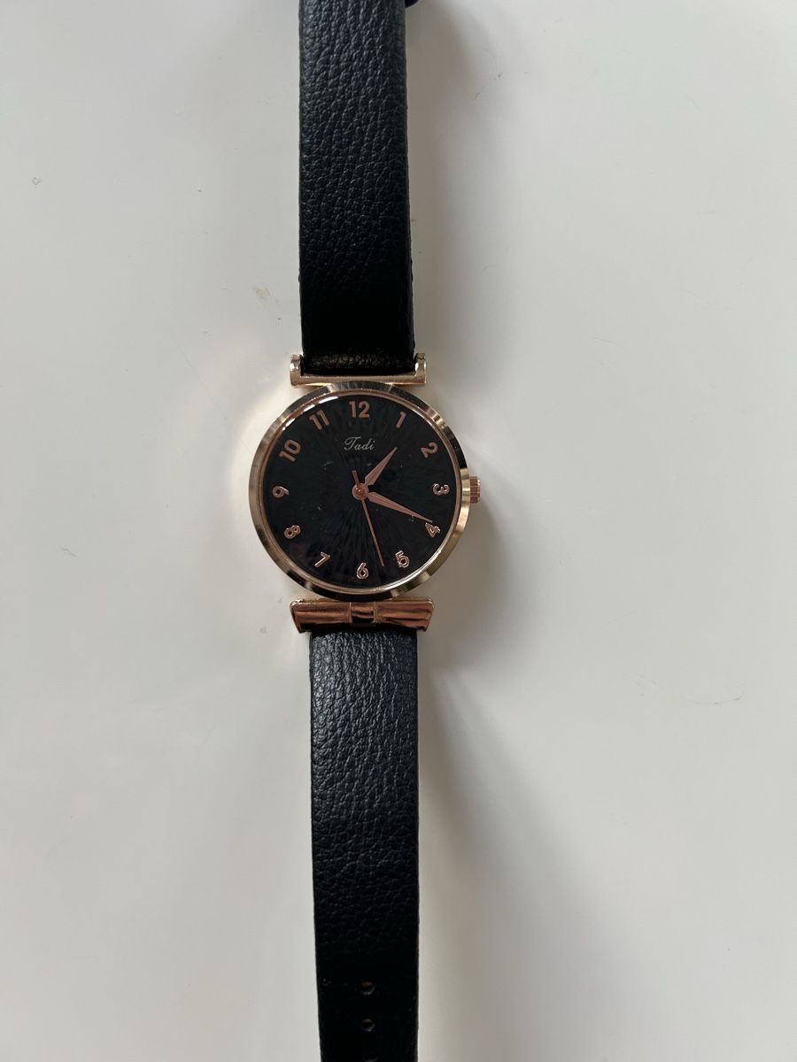 Orologi: Uhr Tadi schwarz neu – Nuovo (secondo la descrizione) da Biel/Bienne venduto da SandraDG 1