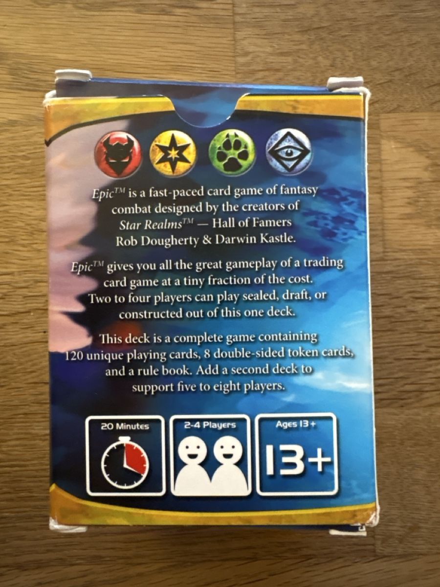 Giochi: Epic card game (ENG) – Usato da Meilen venduto da VonThomas 1