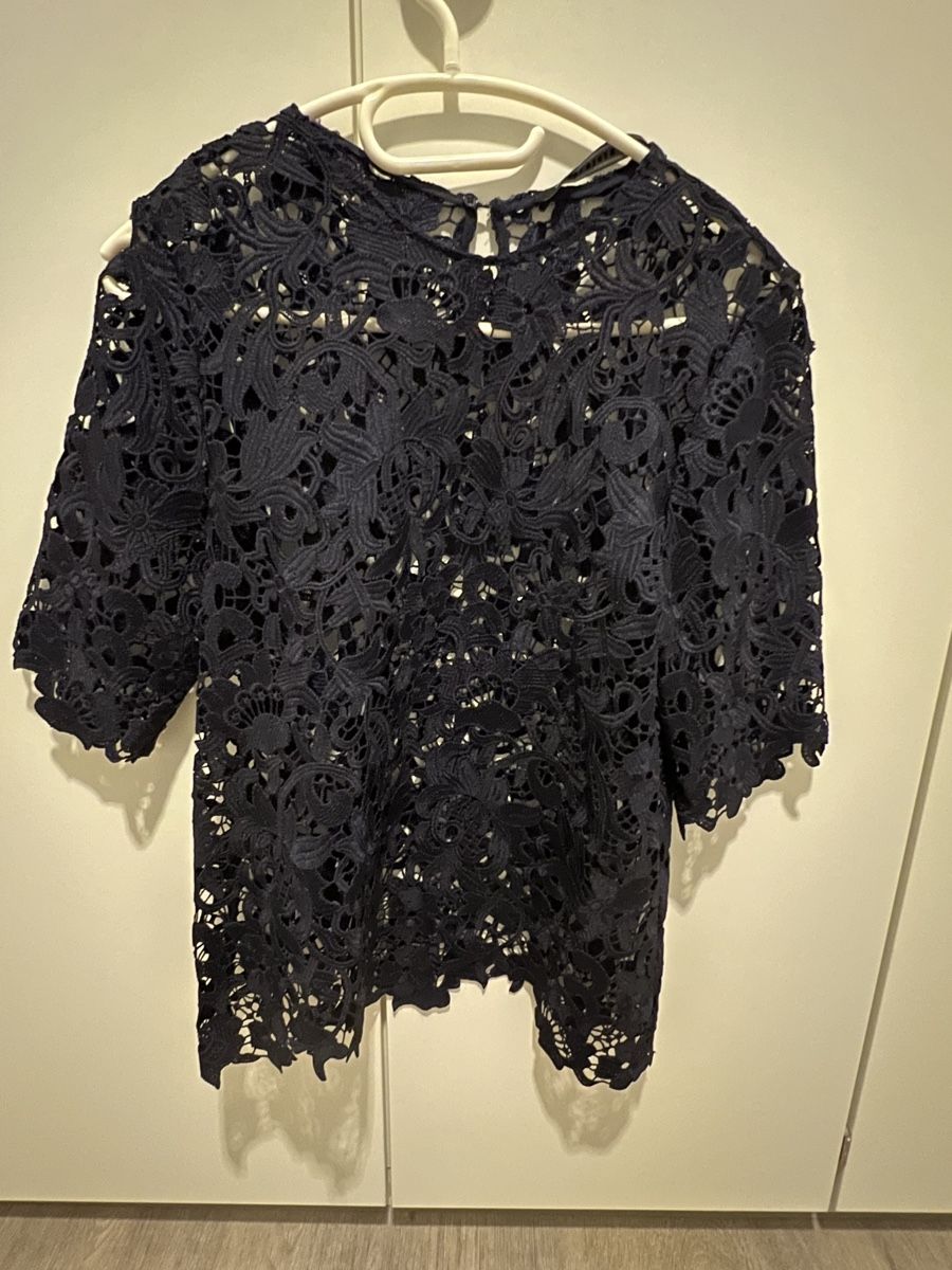 Zara Tops: Oberteil von ZARA dunkelblau / Spitze – Neu (gemäss Beschreibung) aus Jona von n.ferrari 2