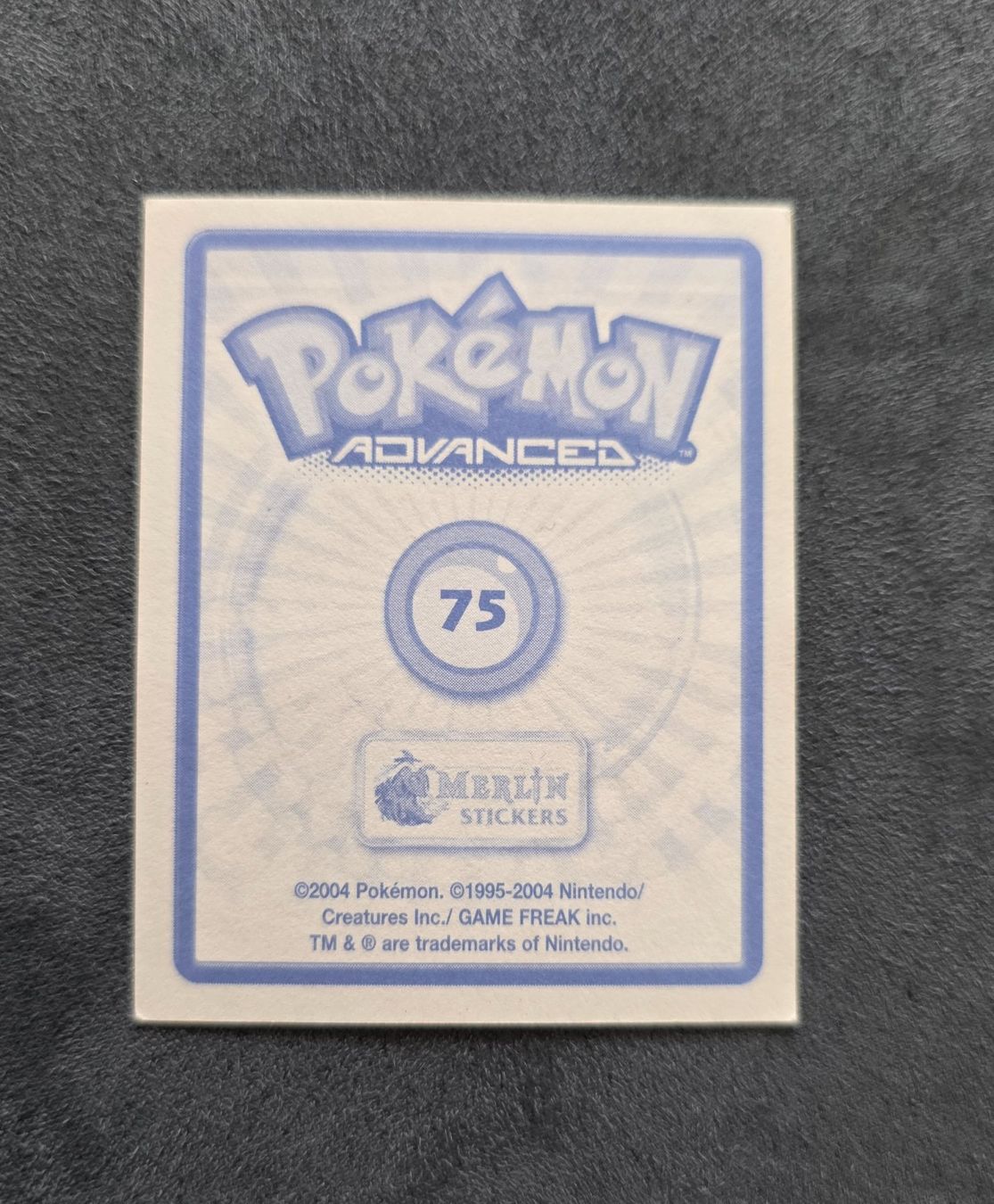 Pokémon Carte collezionabili: Pokémon Advanced Merlin Sticker Topps selten – Nuovo (secondo la descrizione) da Roggwil BE venduto da S_Cards 1