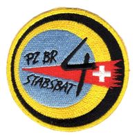 Schweizer Militär; Badge / PZ BR 4 / STABSBAT