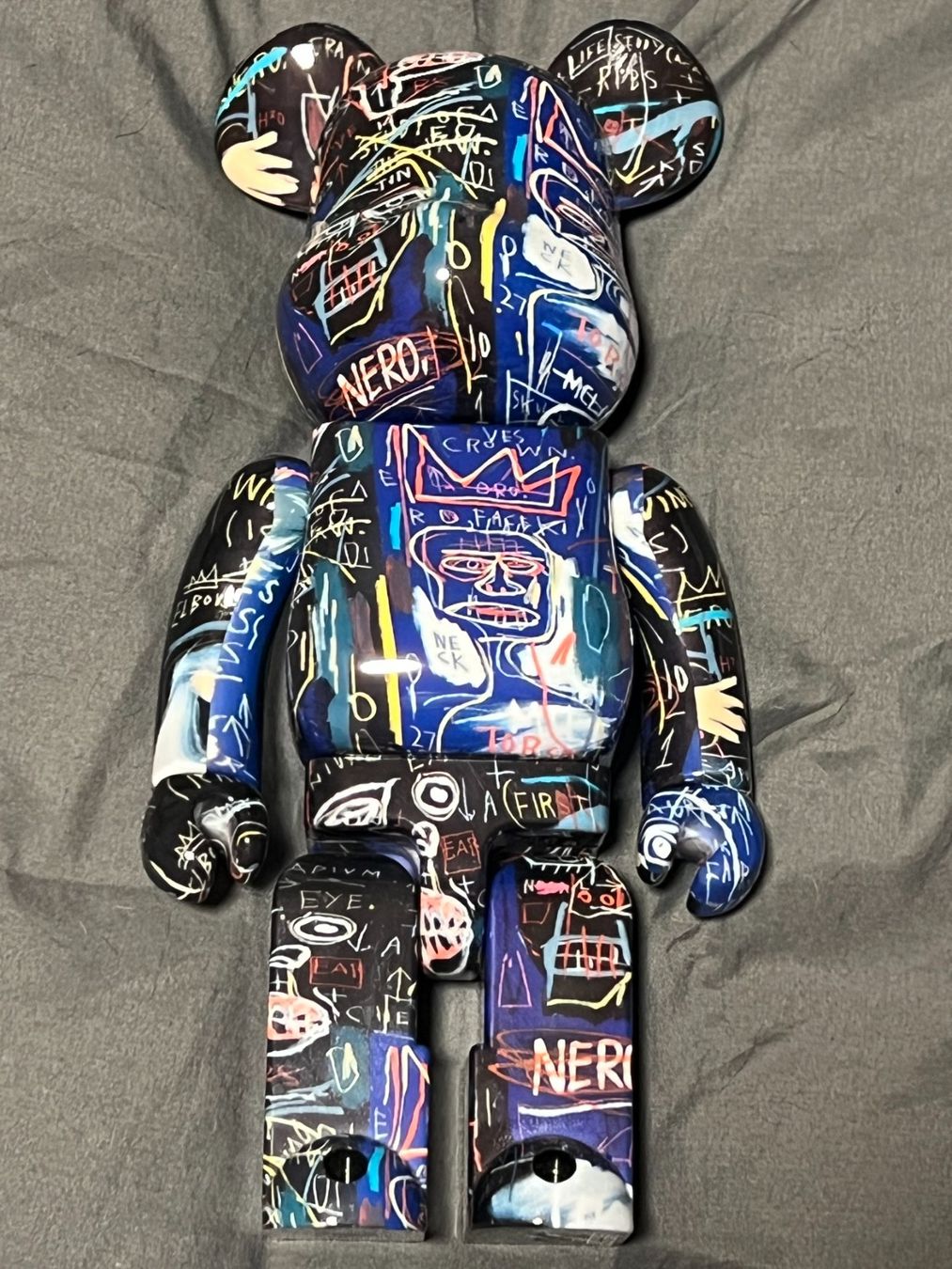 Statuette: Baebrick Jean-Michel Basquiat 400% / 100% – Nuovo e nell'imballaggio originale da Boppelsen venduto da vanrijn