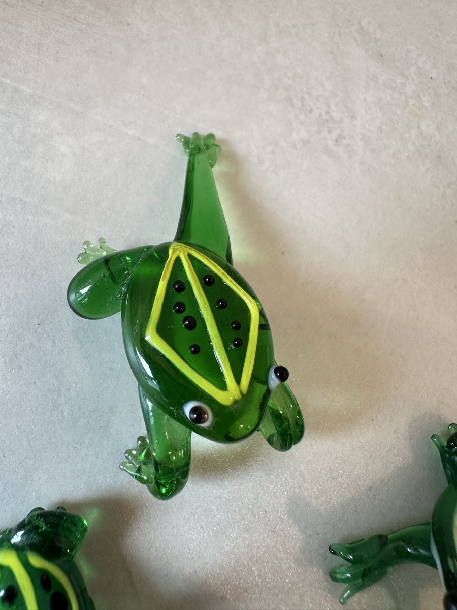 Statuette: Murano Glasfrösche – 5er Set – Nuovo (secondo la descrizione) da Nebikon venduto da Vanessa2003 6