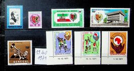 SÉNÉGAL TIMBRES NEUFS** 1971. COTE  19.40 EUROS /U443