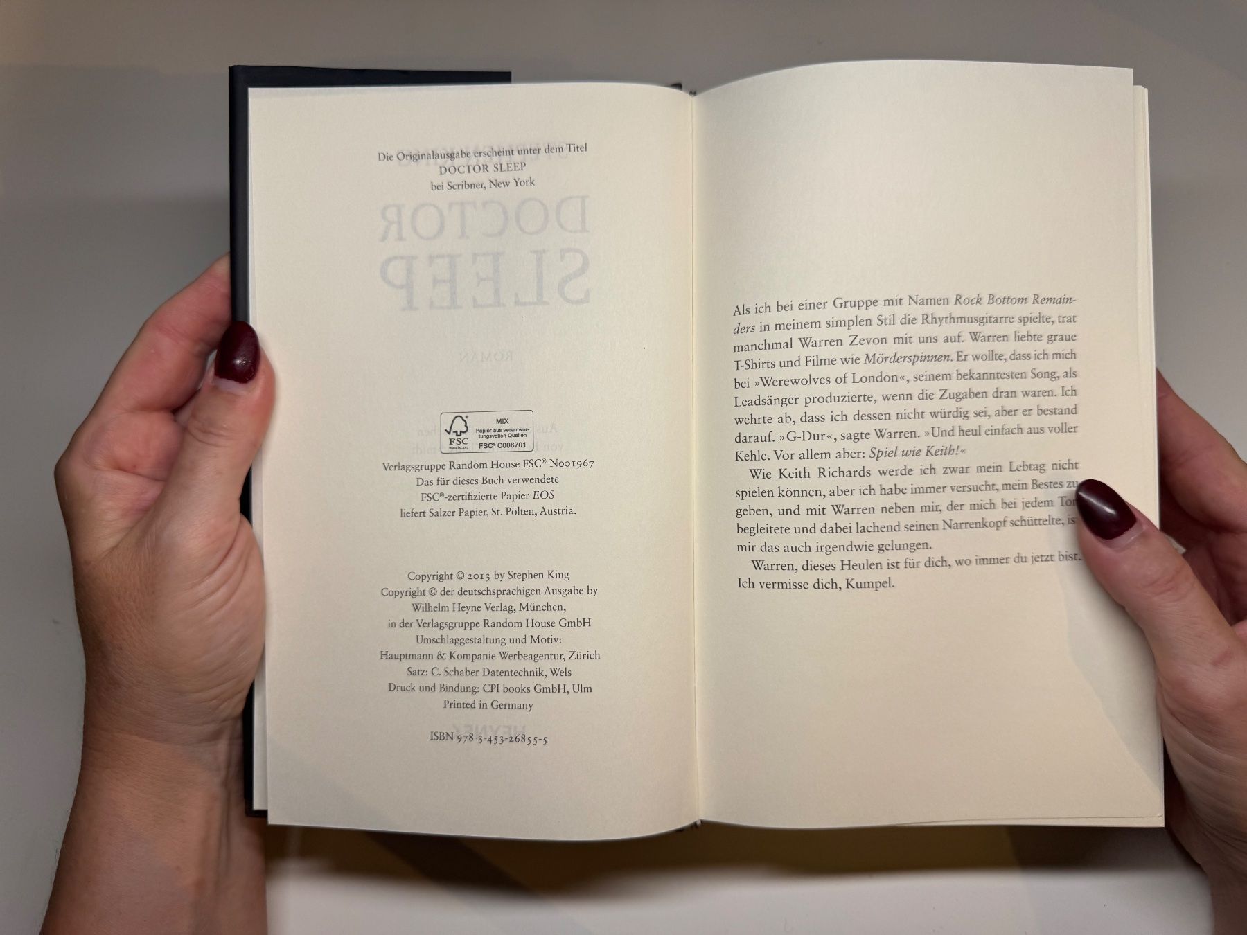 Libri: ROMAN: Stephen King, Doctor Sleep – Usato da Grosswangen venduto da Deutsche_Romane 3
