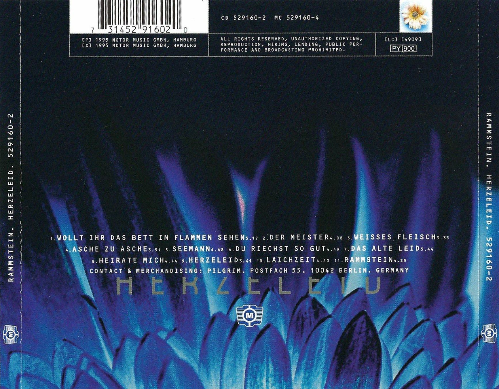 CDs: CD: RAMMSTEIN - Herzeleid – Gebraucht aus Rotkreuz von groeli69 1