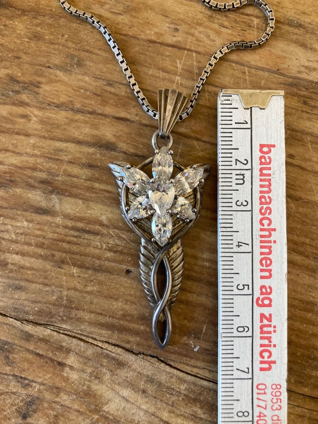 Anhänger: Abendstern Anhänger mit Kette "Herr der Ringe" - Echt Silber – Gebraucht aus Wetzikon ZH von Boldeagle01 2