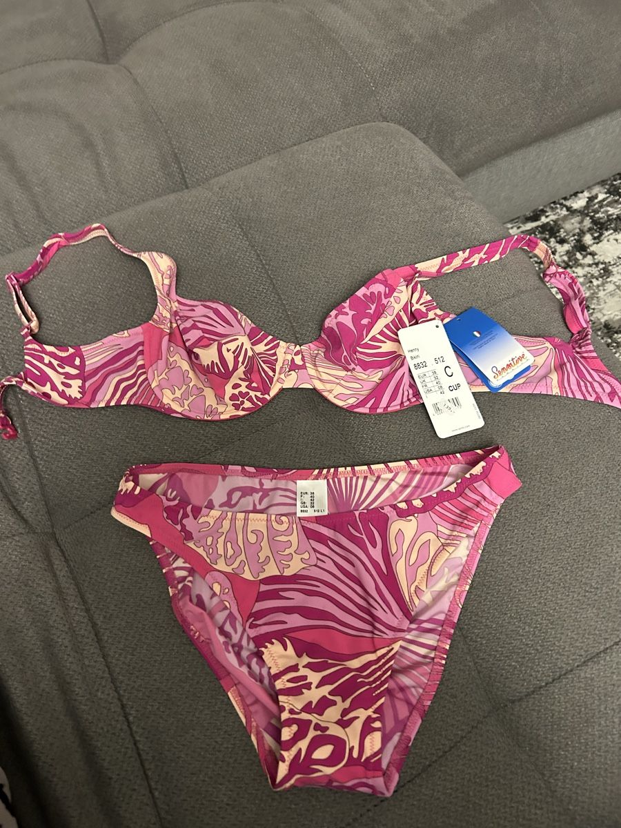 Costumi da bagno & Bikini: Bikini Set Rosa Faia Gr. 38 Cup C - Neu – Nuovo e nell'imballaggio originale da Corgémont venduto da Tania05