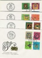Pro Patria FDC-Slg. 1980-1987 mit 1.Tg. 0 (R440)