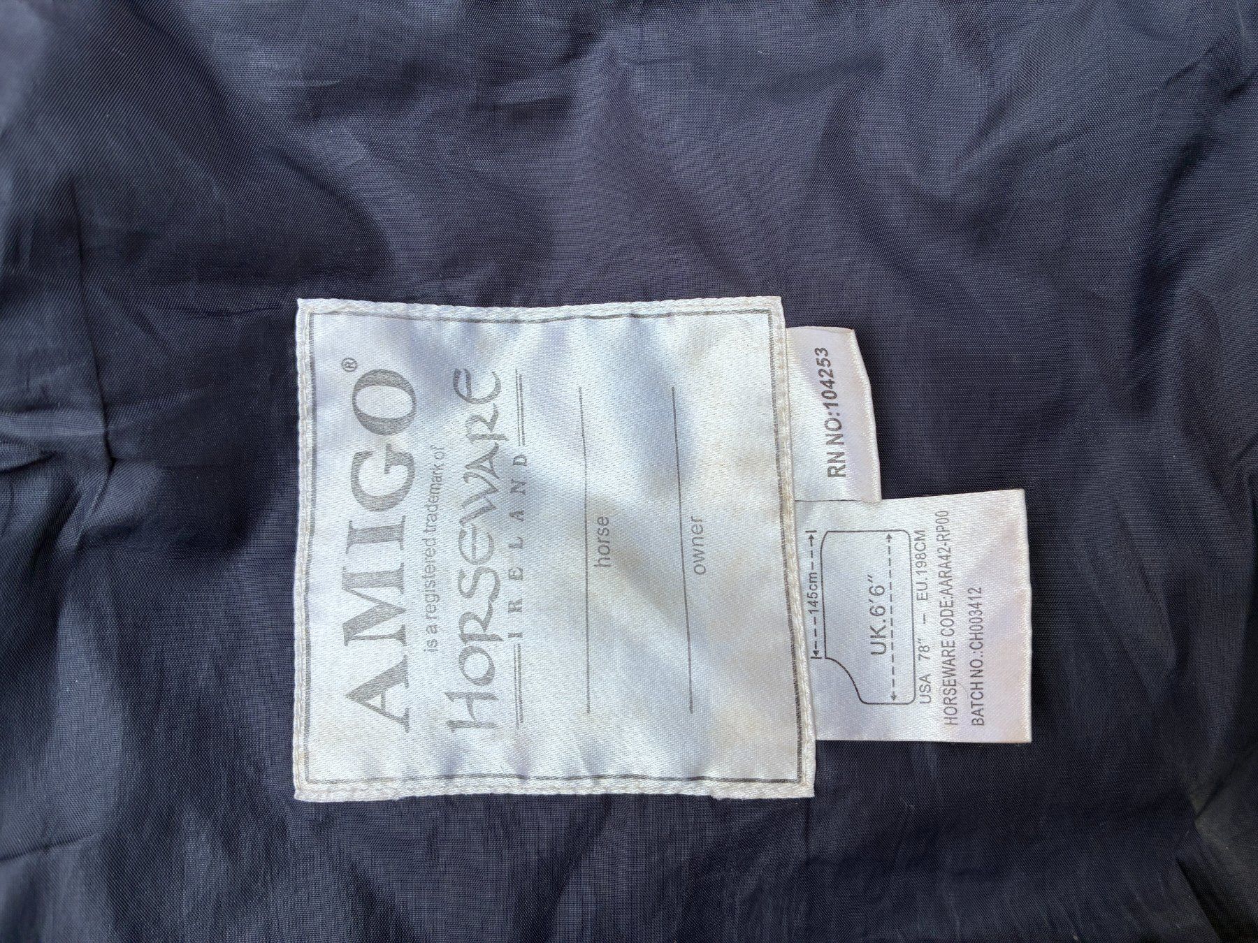 Amigo Coperte: Rote Horseware Amigo Regendecke 145cm – Usato da Zürich venduto da MaryLiine 1