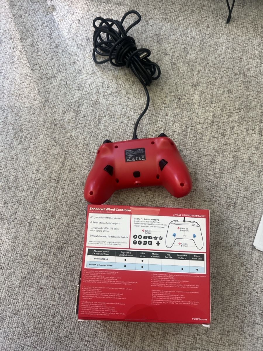 Nintendo Console: Nintendo Switch Pro Controller - Mario Edition - Rot – Usato da Zollikerberg venduto da Chita440 2