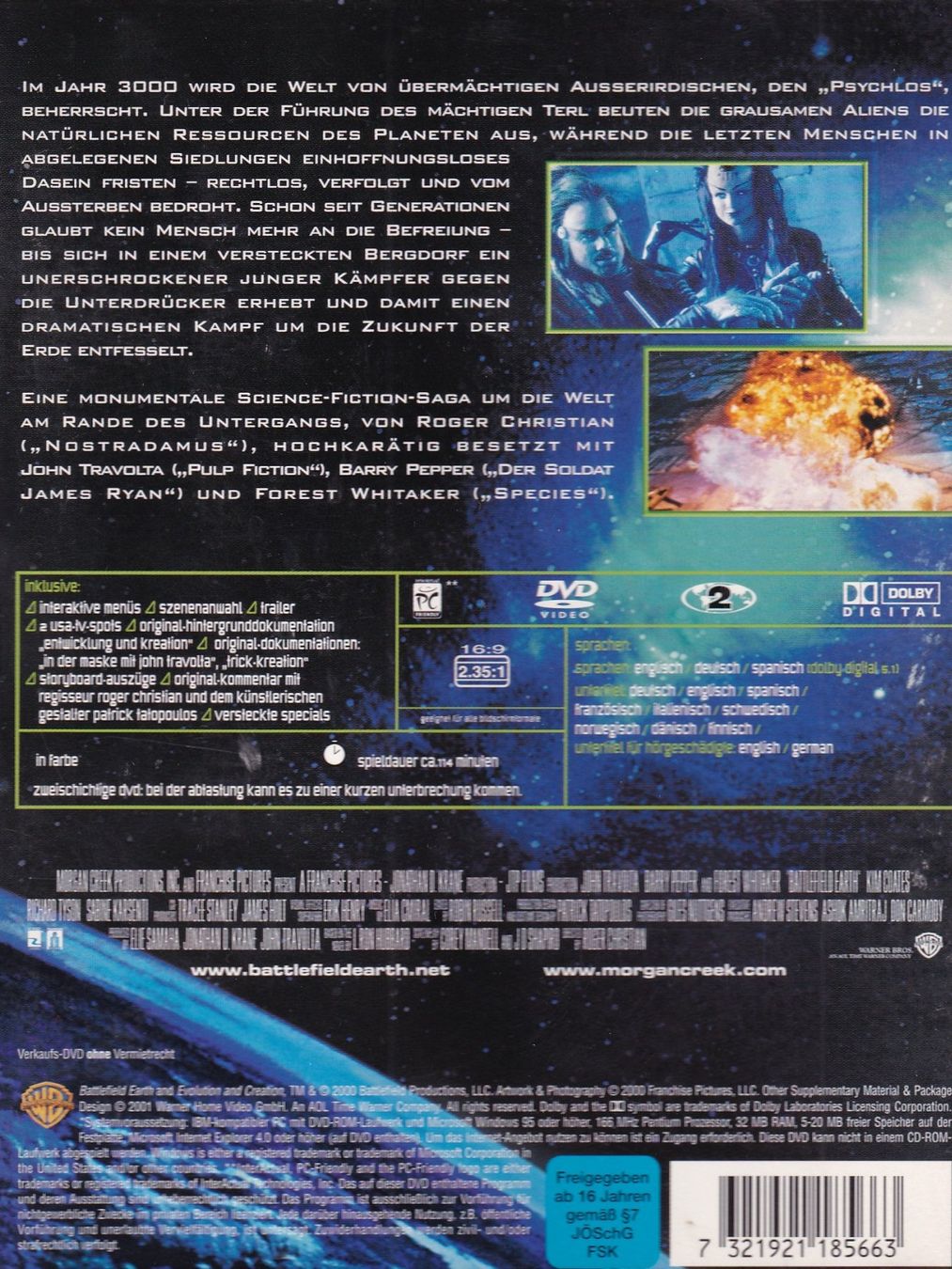 Tutti i DVDs: DVD ab Fr. 1.--, Battlefield Earth – Usato da Lausen venduto da Mondeo10628 1