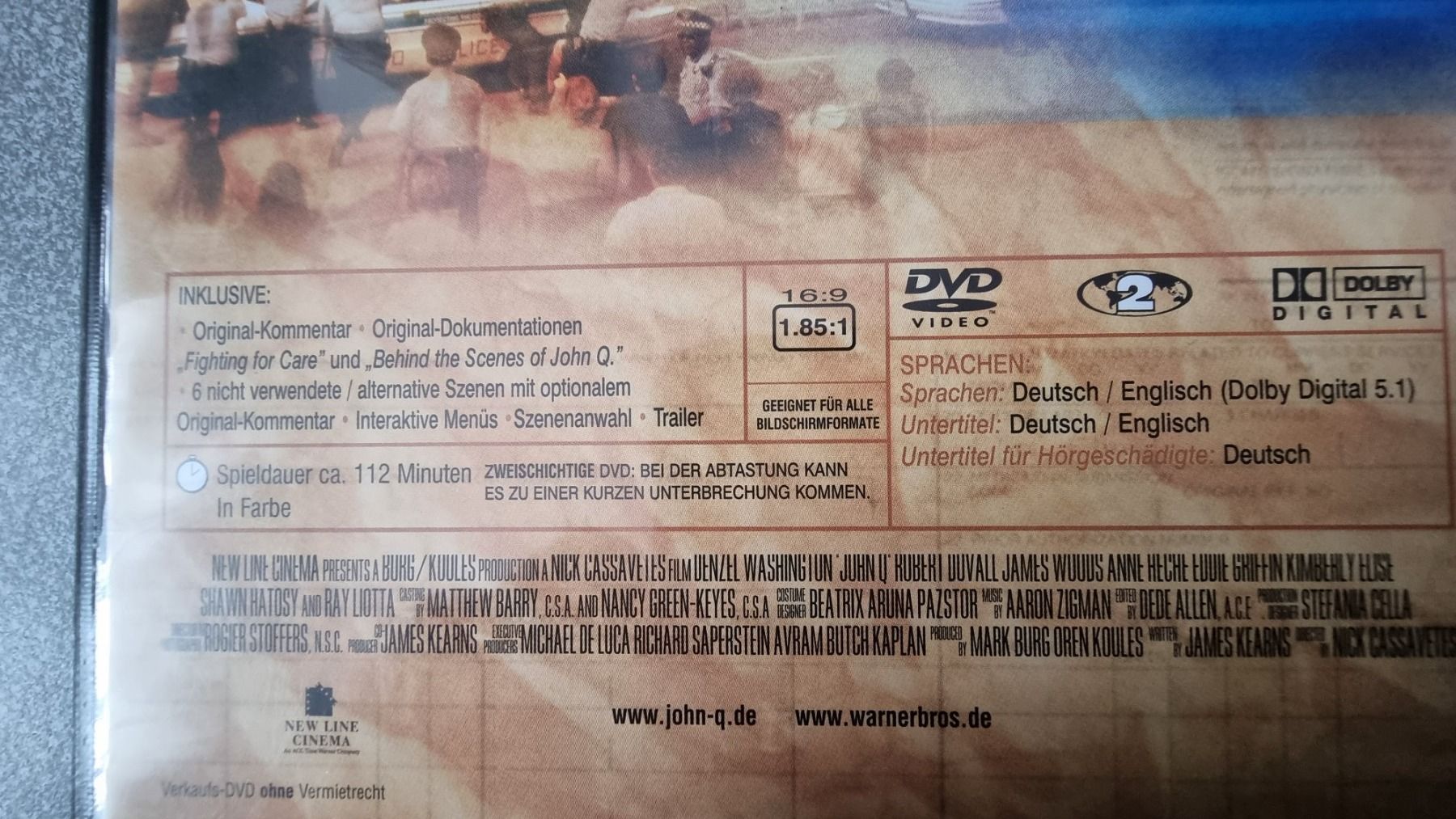 Alle DVDs: DVD John Q - Denzel Washington – Gebraucht aus Oetwil am See von fineli2 1