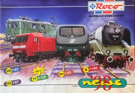JAHRES PROGRAMM | ROCO - ALLE SPUREN - NEUHEITEN | 1998