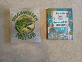 Sachbuch Set Megawissen Natur und Was ist Was Lexikon