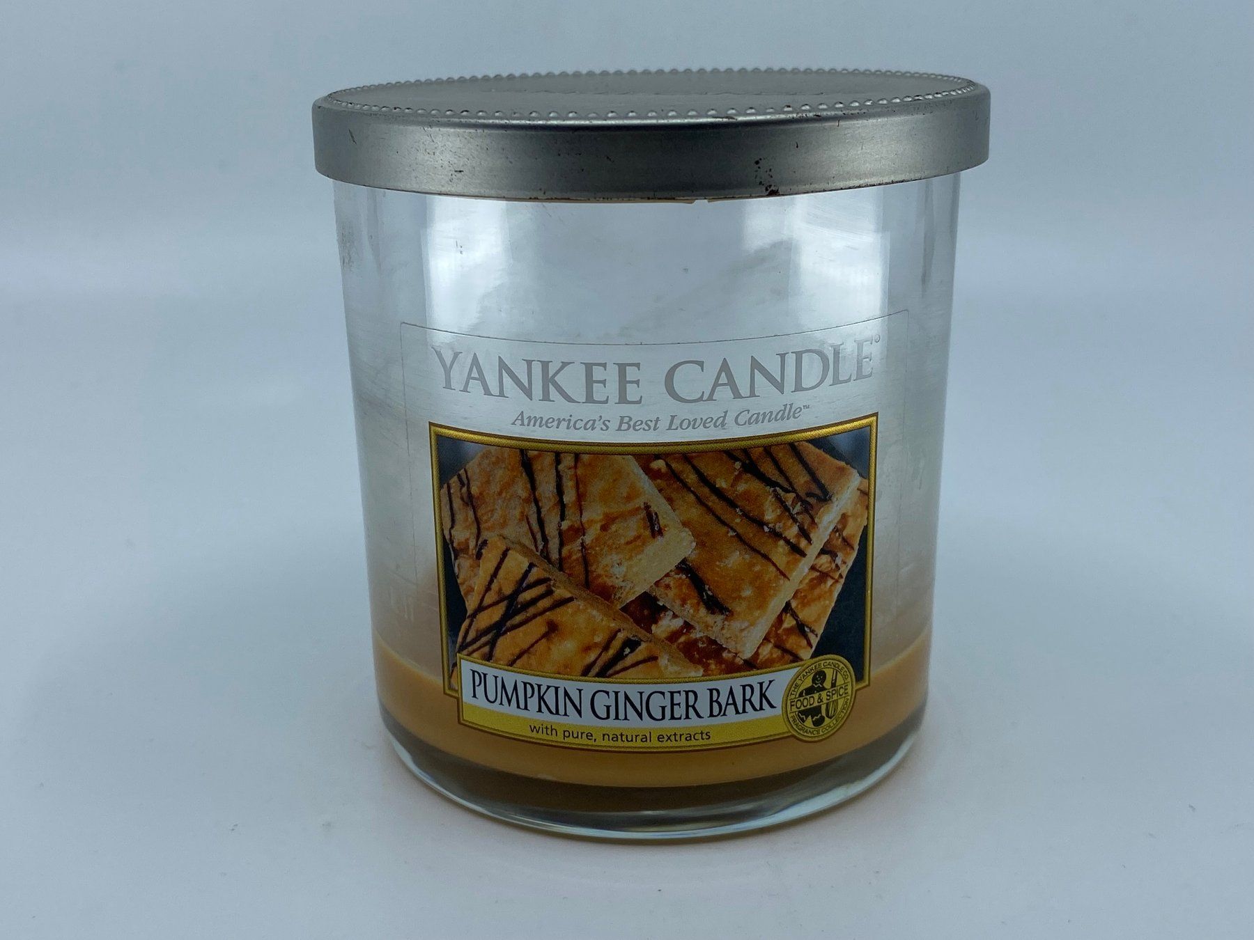 Yankee Candle Candele: Yankee Candle Pumpkin Ginger Bark Glas / 01 – Usato da Langwiesen venduto da rtWebshop