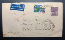 BRASILIEN FLUGPOSTBRIEF VIA CONDOR NACH BERLIN 1936