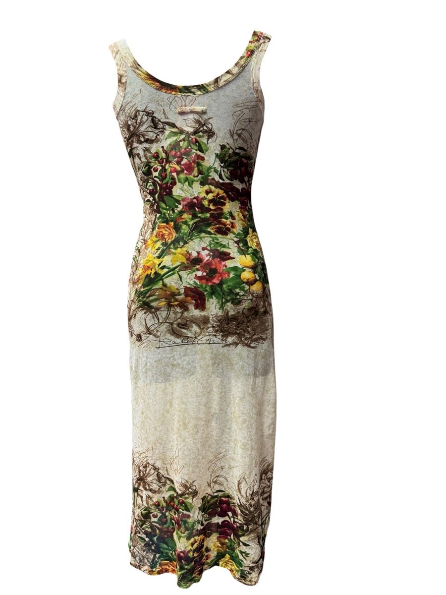 Jean Paul Gaultier Vestiti: Kleid mit Blumenmuster Gr.M Jean Paul Gaultier – Usato da Zürich venduto da Finesse54 5