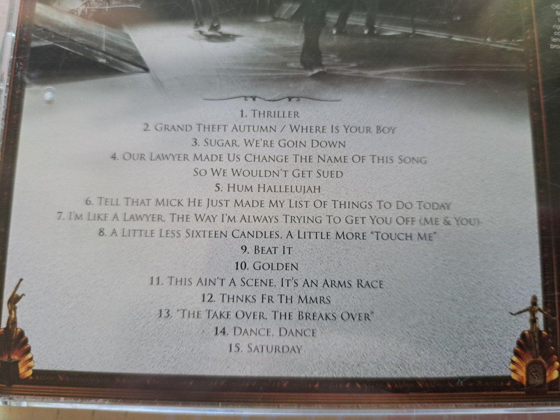 CD: CD Fall out Boy - Live in Phoenix – Usato da Pully venduto da bro_n52j 2