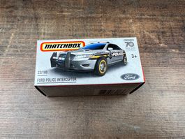 Matchbox Auto 70Years edition FORD POLICE INTERCEPTOR 23/100