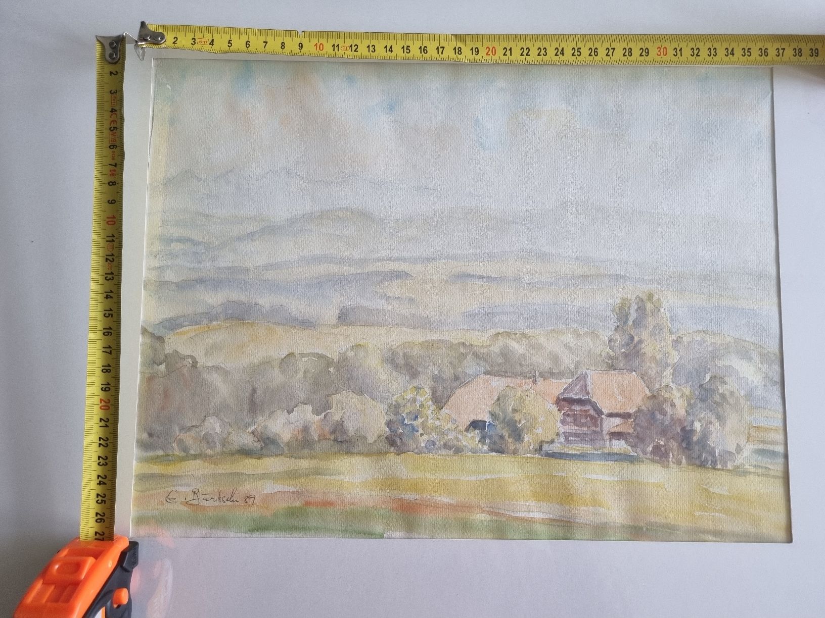 Dipinti: Original Aquarell von Emil Bärtschi – Usato da Uster venduto da Worm 1