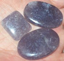 Cabochon Set L-4261 – 3 Stück Lolith Sonnenstein 23 Gramm