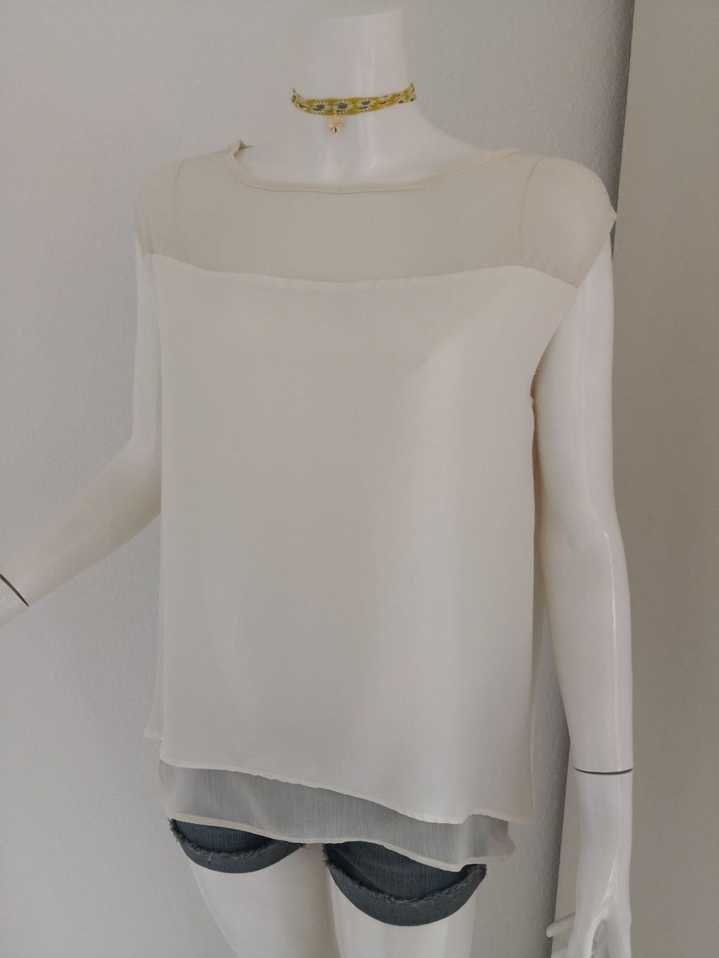 Mango Camicette: 🤩MANGO SUIT SATIN-CREPE BLUSE ECRU NEU & GUCCI P. – Nuovo (secondo la descrizione) da Olten venduto da Naja-Twins-Twins 4