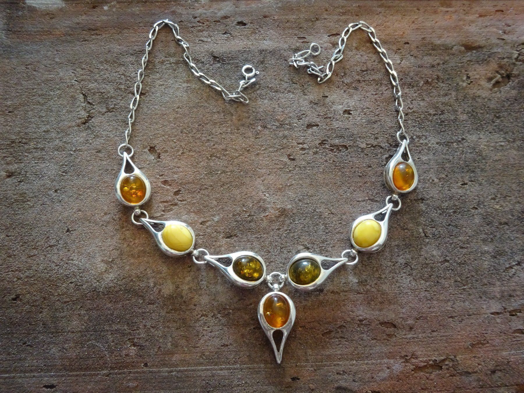 Catenine: Kette Bernstein / 925 Silber – Usato da Esslingen venduto da FetteSchnecke 3