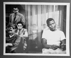 Foto 1955 Sidney Poitier & Glenn Ford In Blackboard Jungle