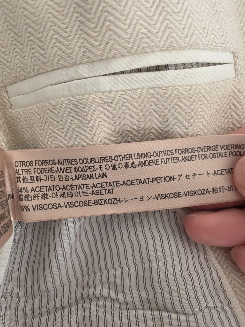 Massimo Dutti Vestes: Massimo Dutti Beige Blazer (Size 34) – D'occasion à Zürich par lit_n7pb 5