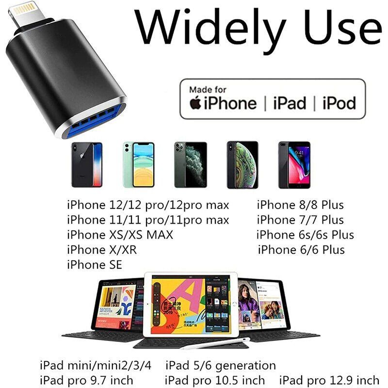 Laufwerke & Adapter: USB A Adapter Lightning  iPhone iPad Kamera 3.0 – Neu (gemäss Beschreibung) aus Kirchdorf AG von csnmclub 7