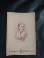 Antike Fotografie, junge Frau, St. Petersburg, Rarität!