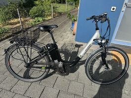 E-City Fahrrad mit e-novation Mittelmotor 2900km