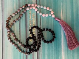 SALE Halskette Türkis Amazonite Edelstein Sautoir Turquoise