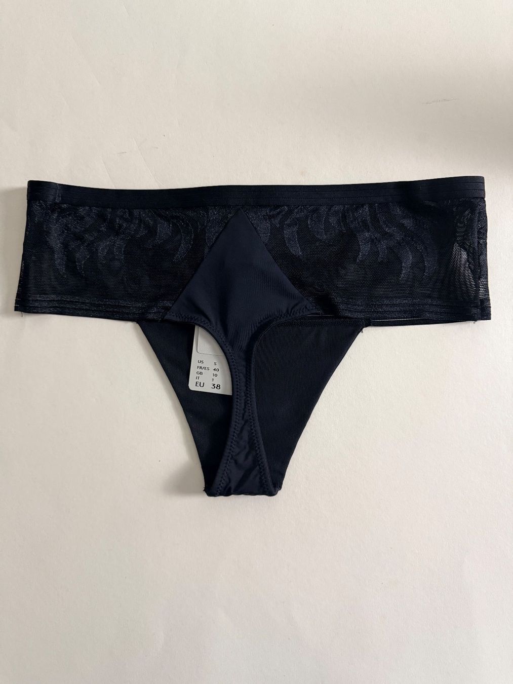 Triumph Altra biancheria intima: TRIUMPH, Hipster String PALM SPOTLIGHT, Grösse 38, Schwarz – Nuovo e nell'imballaggio originale da Rudolfstetten venduto da gst_g7xl 3