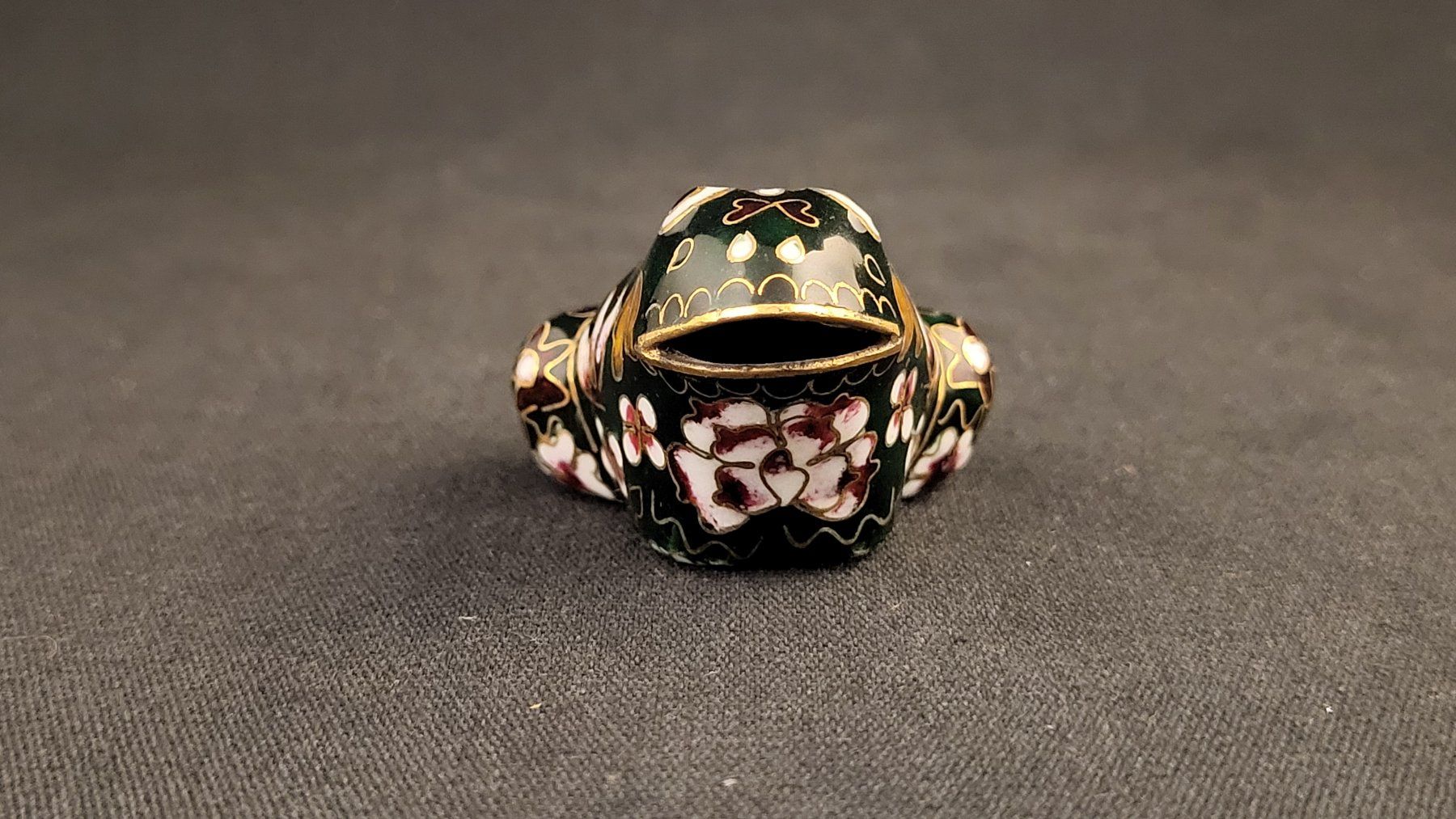 Figuren: Cloisonne-Frosch – Gebraucht aus Basel von spinne02 4