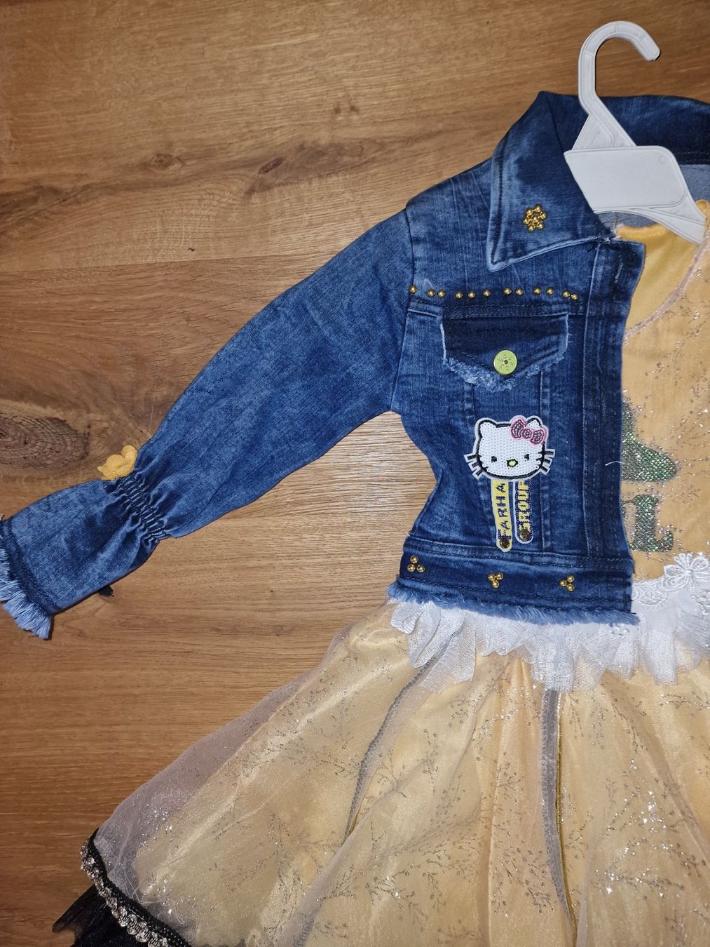 Kleider & Röcke: Kinderkleid mit Jeansjacke wunderschön ca 4 jährig – Neu und originalverpackt aus Ottenbach von Claurin 2