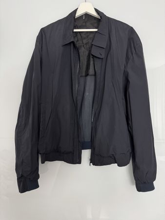 Jil Sander Jacke Übergangsjacke in Schwarz/dunkelblau Gr. M