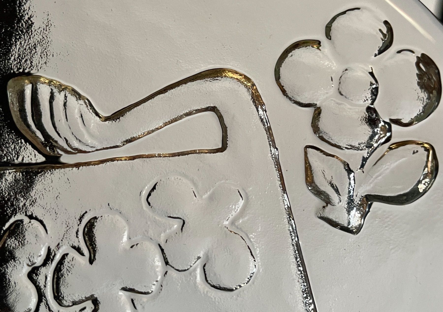 Piatti di portata: Hergiswil Glas Butterplatte mit Kuh – Nuovo (secondo la descrizione) da Bern venduto da Chraebu2 4