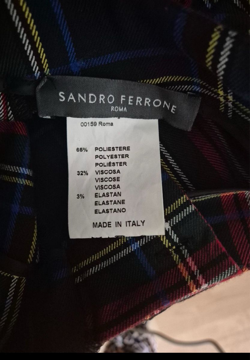 Sandro Hosen: Karierte Damenhose von Sandro Ferrone t34 – Gebraucht aus Glion von carolineMV 2