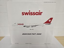 Swissair Boeing 747-300 1:200 Metall Flugzeugmodell