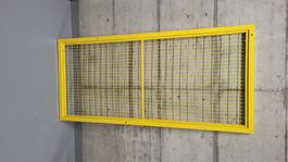 Absperrgitter Metall Gelb