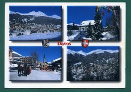 Davos, 4 Ansichten, 2008, gelaufen, Grossformat