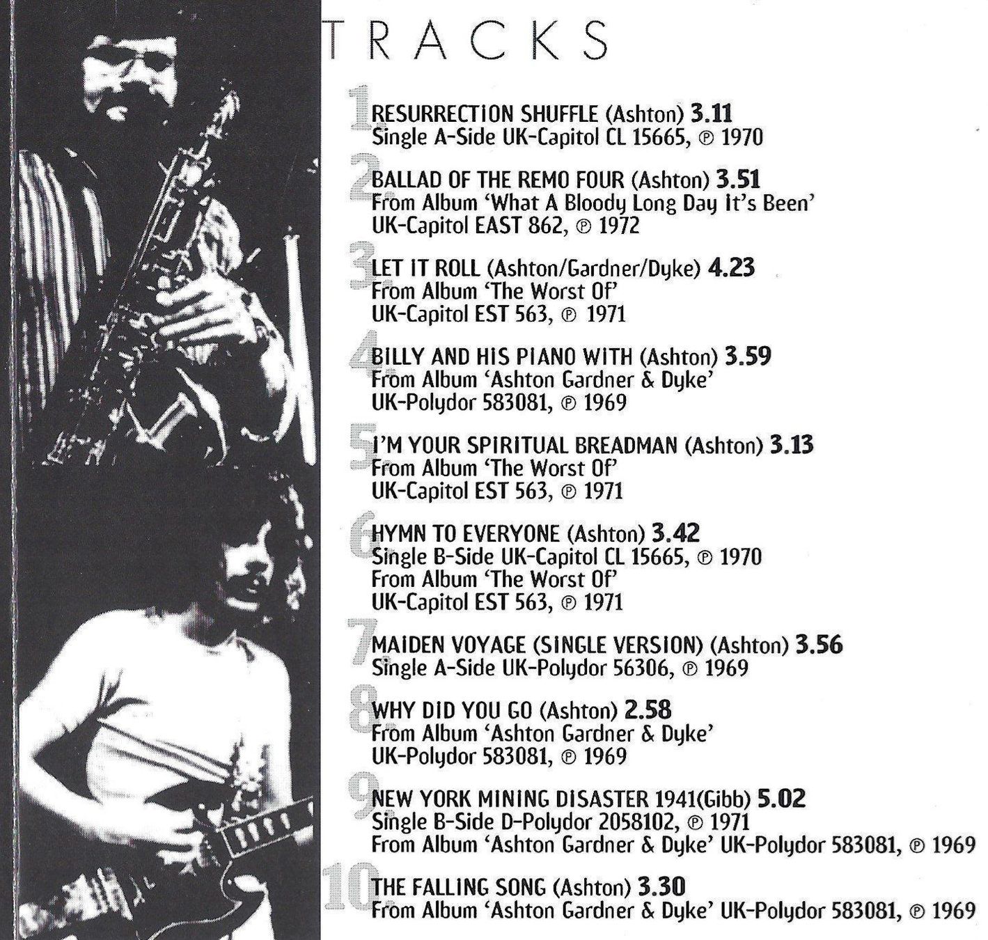 CDs: Ashton Gardner & Dyke BEST  Eric Clapton George Harrison CD – Gebraucht aus Kandergrund von Sososo 4