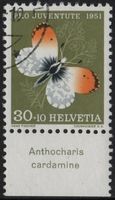 30 Rp. Aurorafalter mit TAB (Anthocharis cardamine)